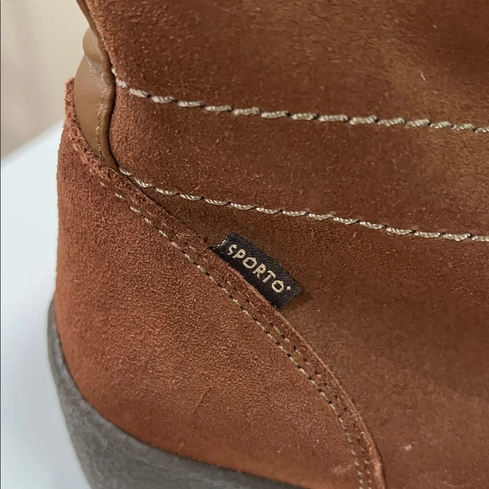 Sporto Brown Fur-Trimmed Winter Boots